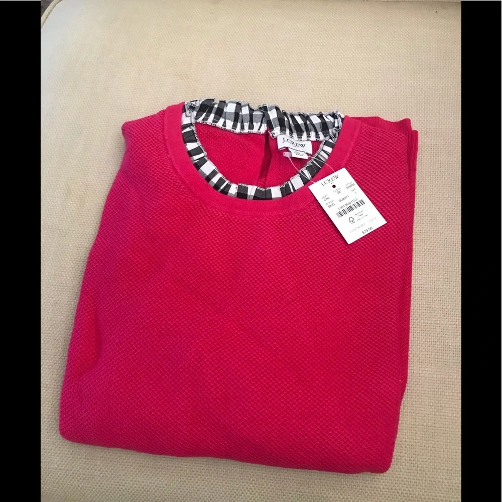 Textured Ruffle-Trim Sweater - Picture 2 of 8